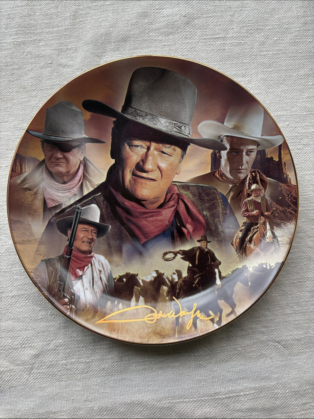 John Wayne Collector Plate - The Bradford Exchange